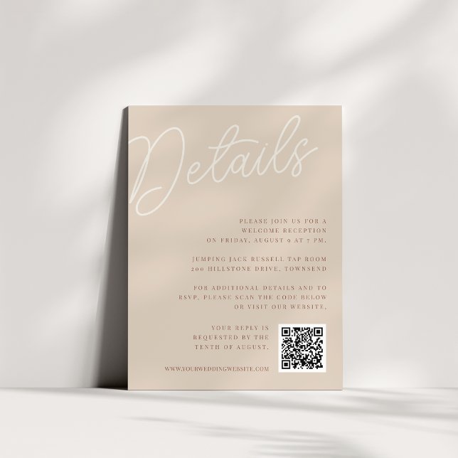 Sand | Script Watermark All-in-One Details Begleitkarte (Von Creator hochgeladen)