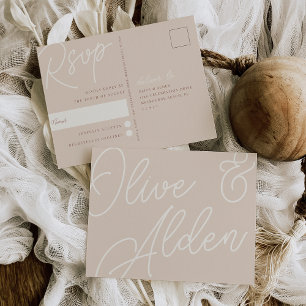 Sand Script Watermark Meal Choice UAWG Postkarte