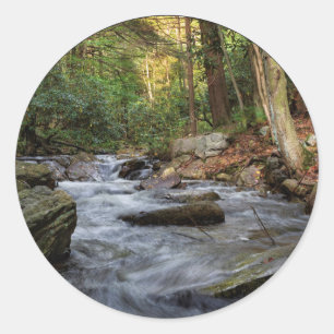 Sand Spring Run, Hickory Run Staat Park Runder Aufkleber