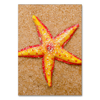 Sand-Starfish Tischnummer