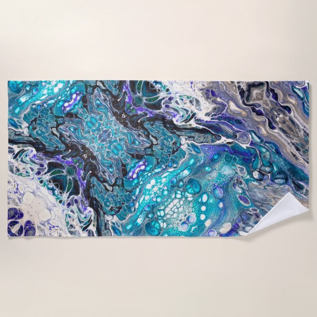 Sand Surf und Scifi Strandtuch (Vorderseite)