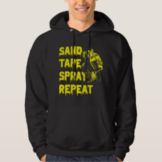 Sand-Tape-Spray Wiederholen Auto Body Painter Car  Hoodie