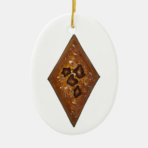 Sand Tart Cinnamon Weihnachtskeks Keramik Ornament
