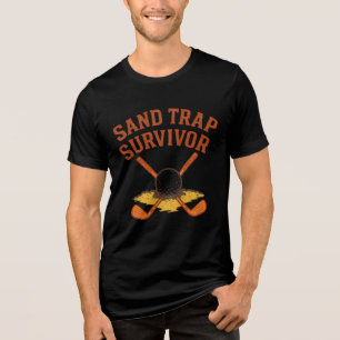 Sand Trap Survivor im Stil der Neuheit Tri-Blend Shirt