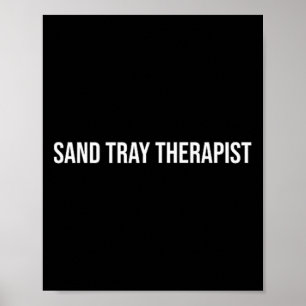 Sand-Tray-Therapeut Psychische Gesundheit  Poster