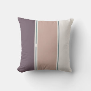 Sand und Beige warme Streifen Kissen