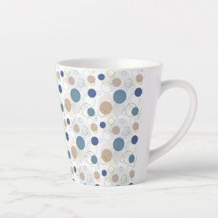 Sand- und Blaustrand-Farbpunkte Milchtasse