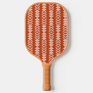 Sand und Clay Geometric Boho Design Pickleball Schläger
