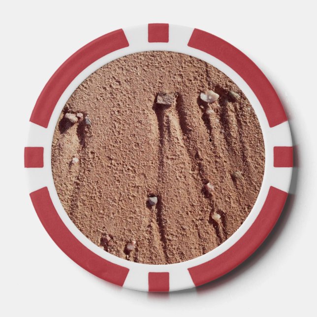 Sand und Kies Pokerchips (Vorderseite)