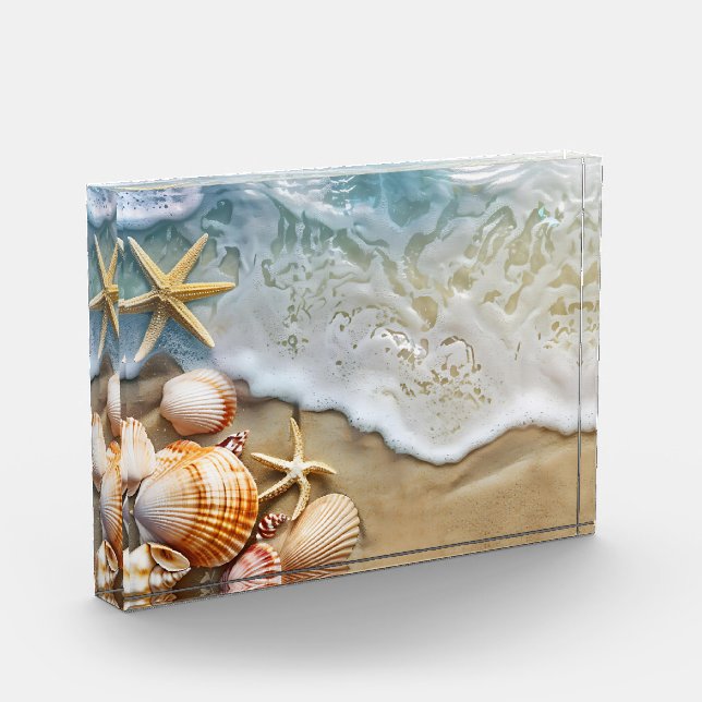 Sand und Meer Fotoblock (Links)