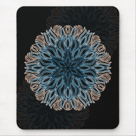 Sand- und Meeres-Mandala Mousepad