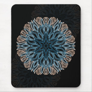 Sand- und Meeres-Mandala  Mousepad