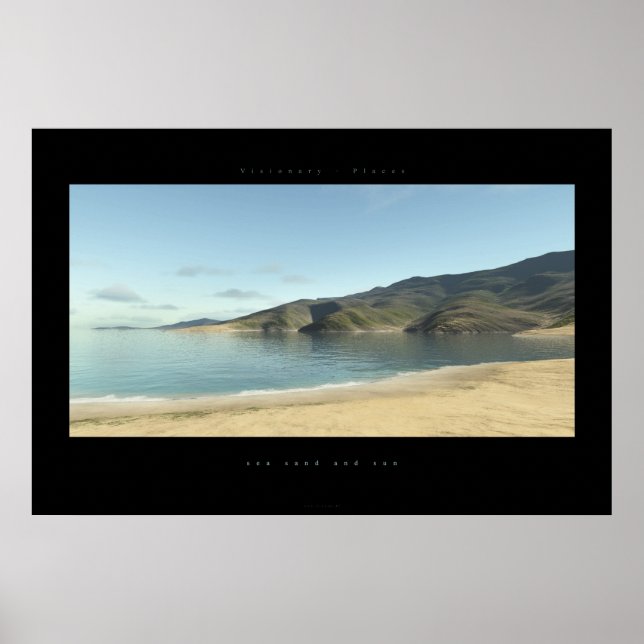Sand und Sonne Poster (Vorne)