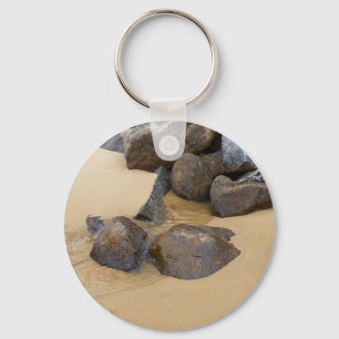 Sand und Steine Schlüsselanhänger