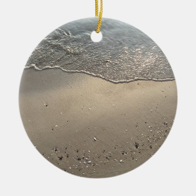 Sand und Wasser Keramik Ornament (Vorne)