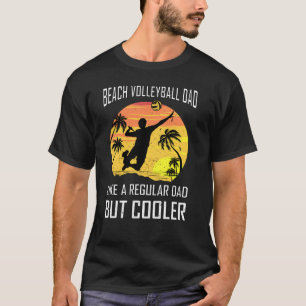 Sand Volley Father Vater Mens Team Beach Volleybal T-Shirt