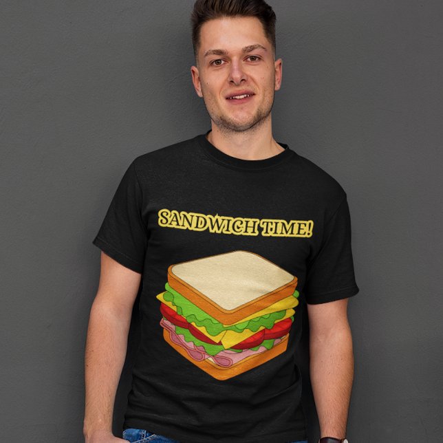 Sand, welcher Time Food die Coolen Mens-Grafik lie T-Shirt (Von Creator hochgeladen)