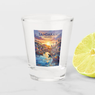 Sandakan Malaysia Schnapsglas