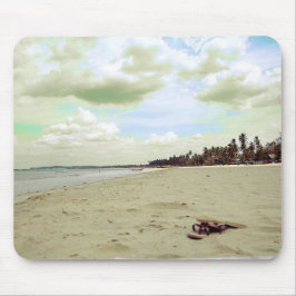 Sandalen am Tropical Beach Mousepad