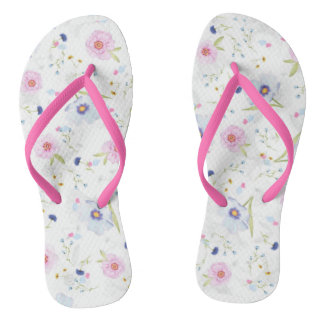 Sandalen Damen Blumen modern Blumenmuster Flip Flo