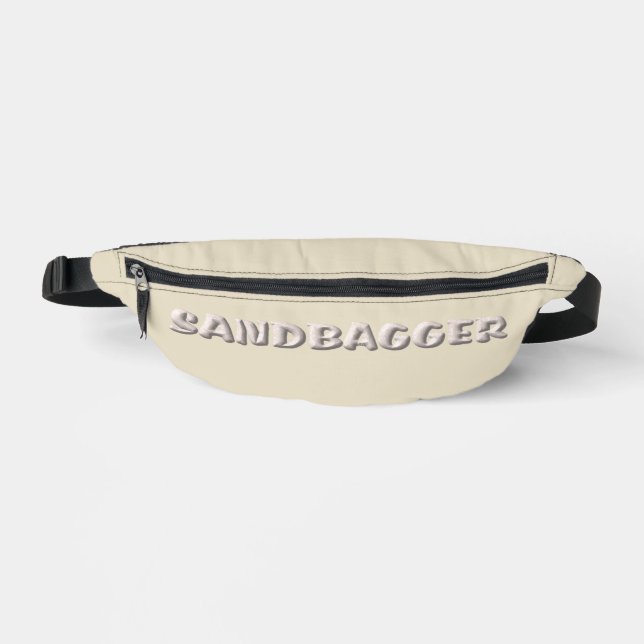 Sandbagger-Creme Bauchtasche (Vorderseite)