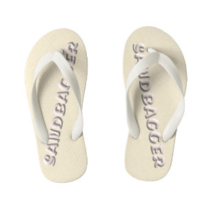 Sandbagger-Creme Kinderbadesandalen