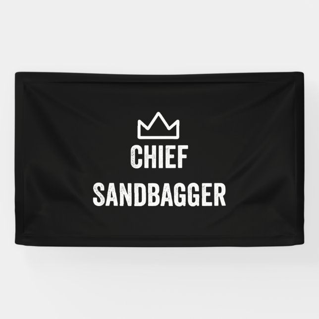 Sandbagger Golf Meme Bjj Schach Sandbag Banner (Horizontal)