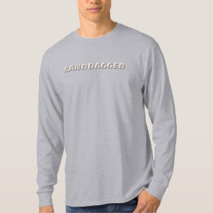 Sandbagger Herren Langarmshirt grau T-Shirt