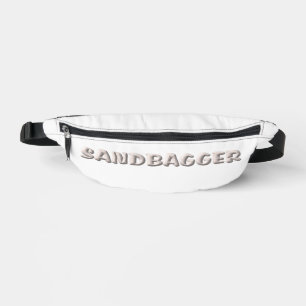 Sandbagger White Fanny Pack Bauchtasche