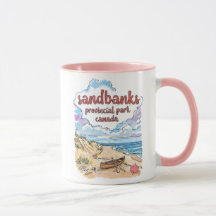 Sandbanks Provincial Park Pastell Süße Landschaft Tasse