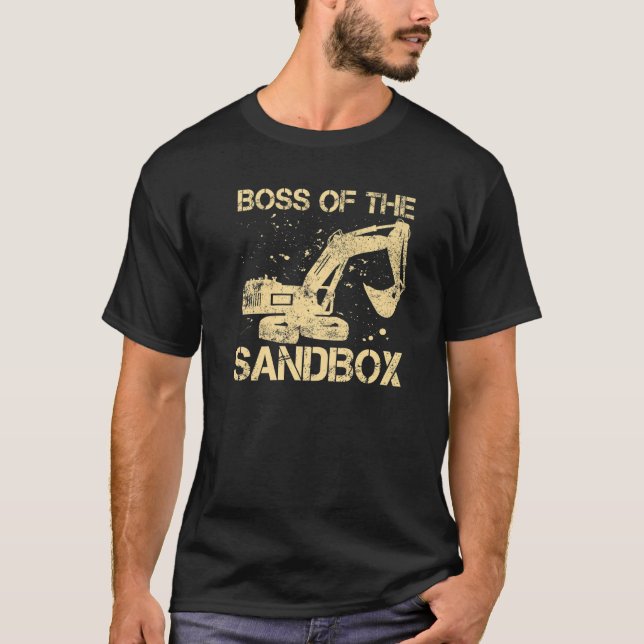 Sandbox-Treiber für schwere Geräte T-Shirt (Vorderseite)