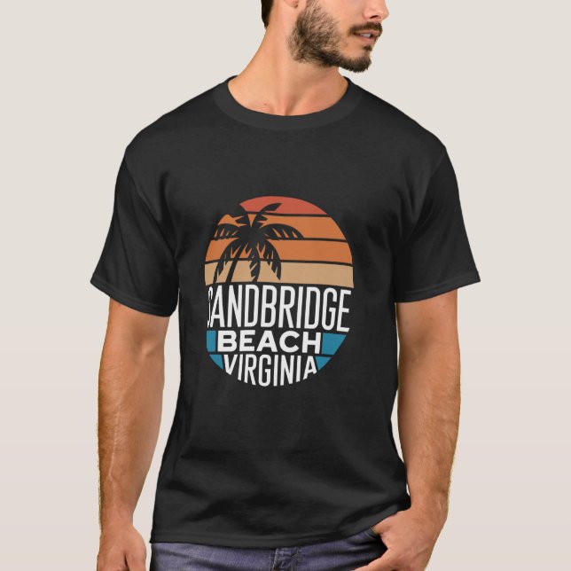 Sandbridge Beach US Virginia T-Shirt (Vorderseite)