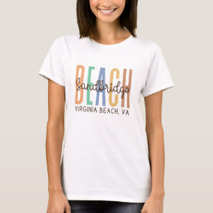 Sandbridge Beach Virginia Beach Virginia (Sands) T-Shirt