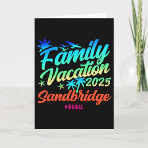 Sandbridge Beach Virginia Familienurlaub passend Karte