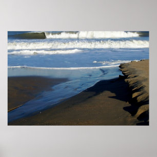 Sandbridge Strand-Welle Poster