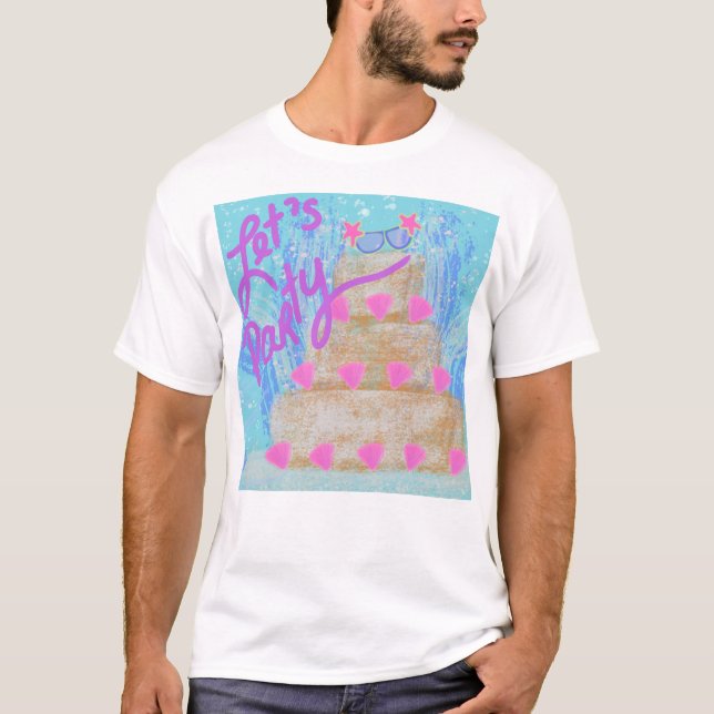 Sandburgenstrand von lass T-Shirt (Vorderseite)