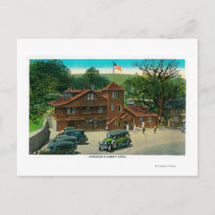 Sandburgs Summit Hotel on Ridge Route Postkarte