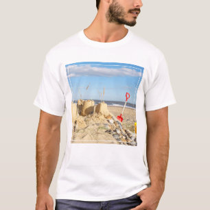 Sandcastle am Strand T-Shirt