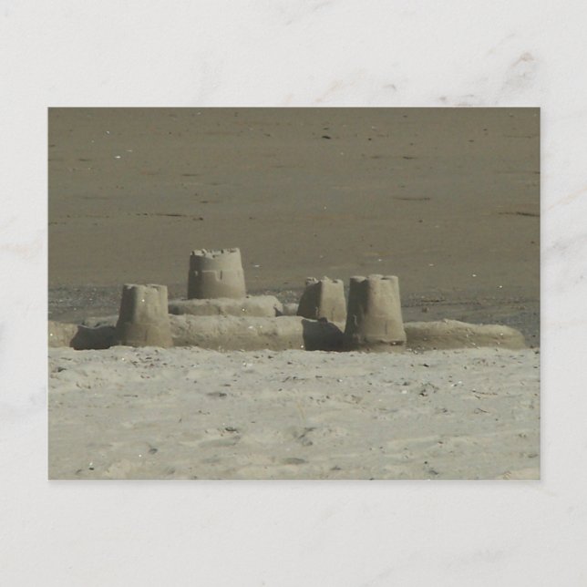 Sandcastle Postkarte (Vorderseite)