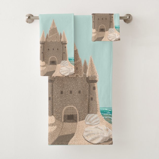 Sandcastle Seagull Handtuch Set (Insitu)