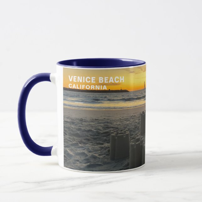 Sandcastle Sunset Dreams - Venice Beach, CA Tasse (Links)