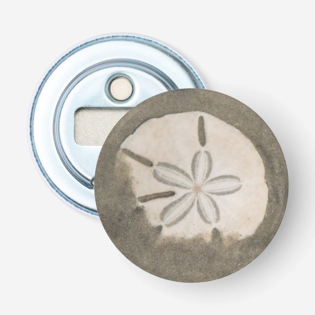 Sanddollar (Echinarachnius parma) Flaschenöffner (Vorderseite)
