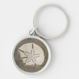 Sanddollar (Echinarachnius parma) Schlüsselanhänger
