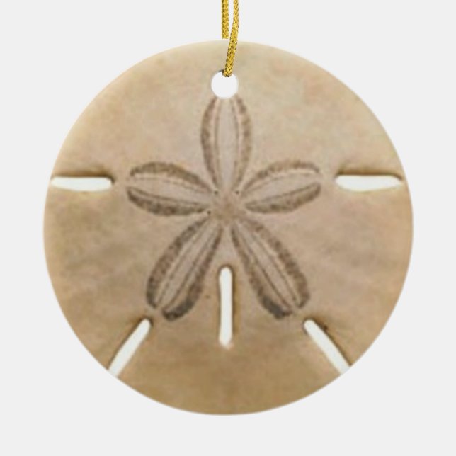 Sanddollar Keramikornament (Vorne)