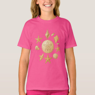 Sanddollar & Meeresfundstücke – Maritimes Naturmot T-Shirt