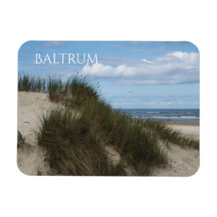 Sanddüne, Gras, Nordseestrand, Insel Baltrum Magnet