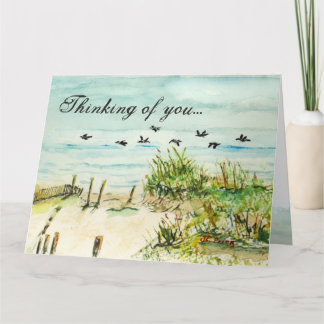 Sanddüne-und Seemöwe-äußeres Bank-North Carolina Karte