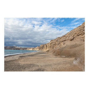 Sanddünen am Strand Fotodruck