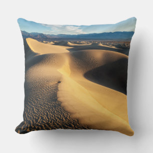 Sanddünen im Death Valley, CA Kissen