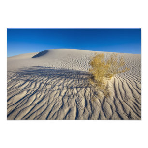 Sanddünen im Nationaldenkmal der weißen Sande in 3 Fotodruck